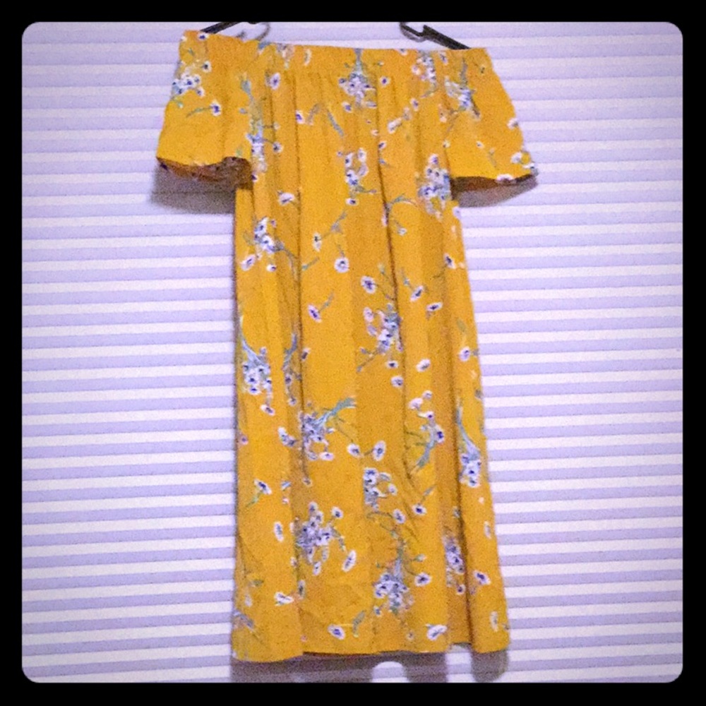Off the Shoulder Mini Summer Dress
